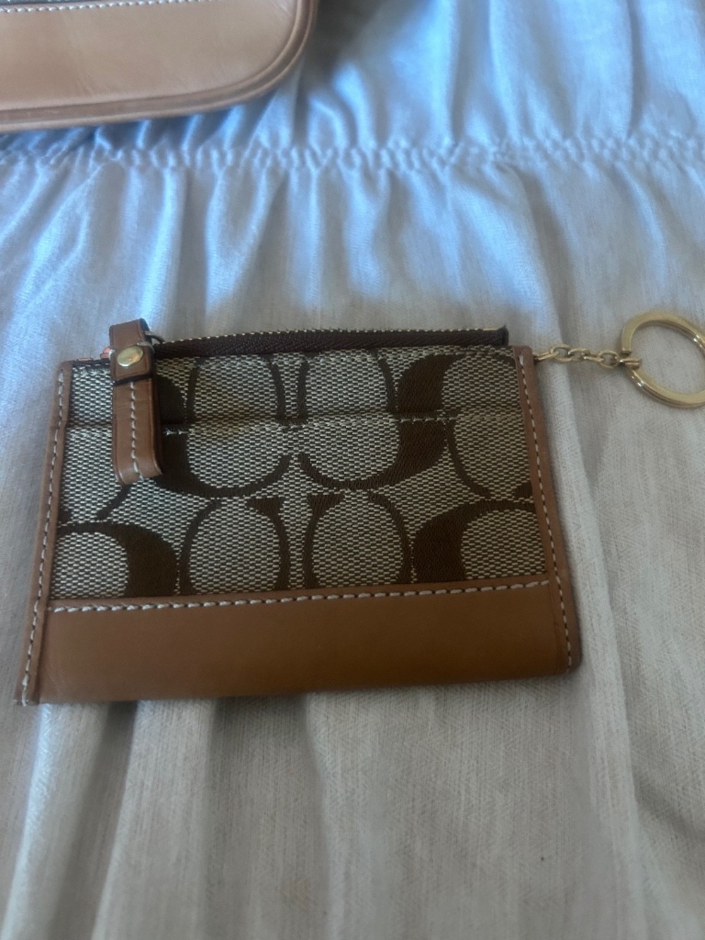 Coach key/coin card holder